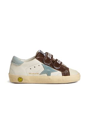 sneakers in pelle beige GOLDEN GOOSE KIDS | GJF00111F00742982977